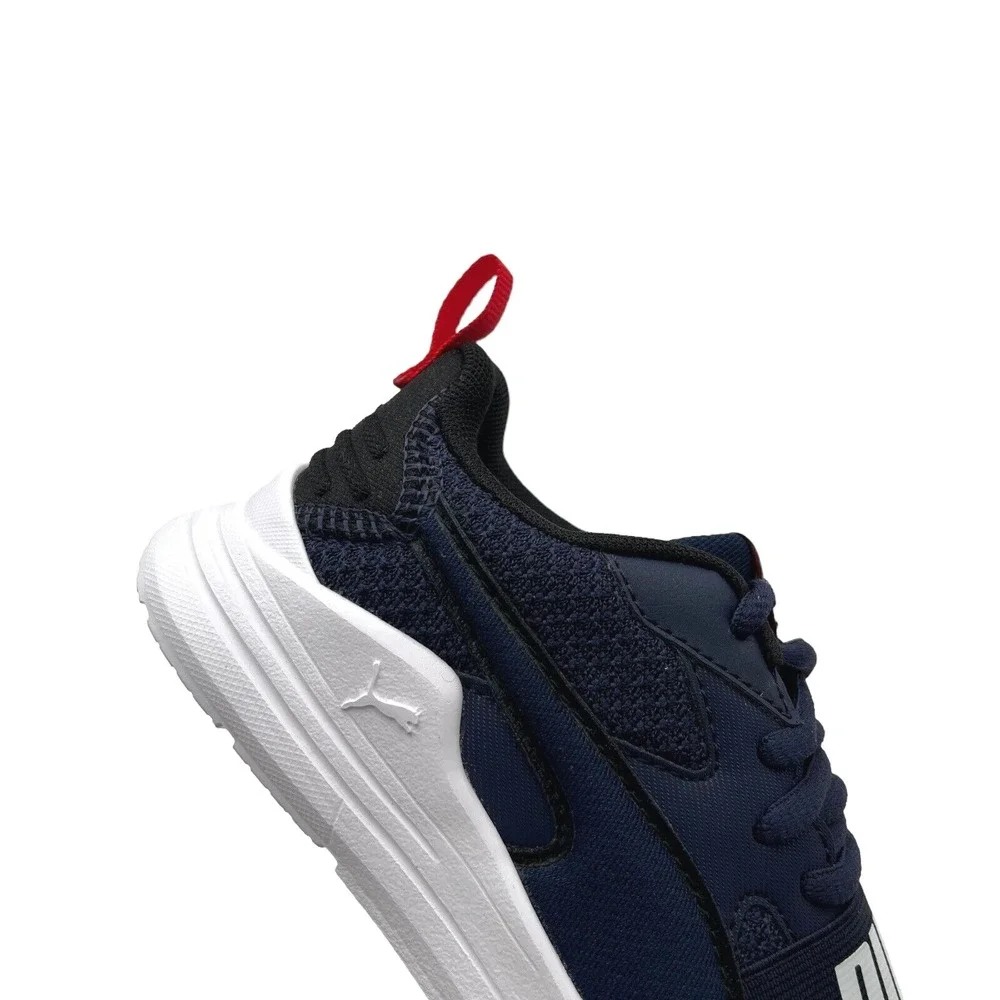 Puma Youth Boys Running Shoes Size‎ 2 Navy Blue Lightweight Lace Up Sneakers